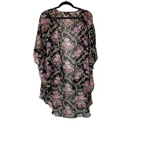 Pure Hype Floral Sheer Kimono